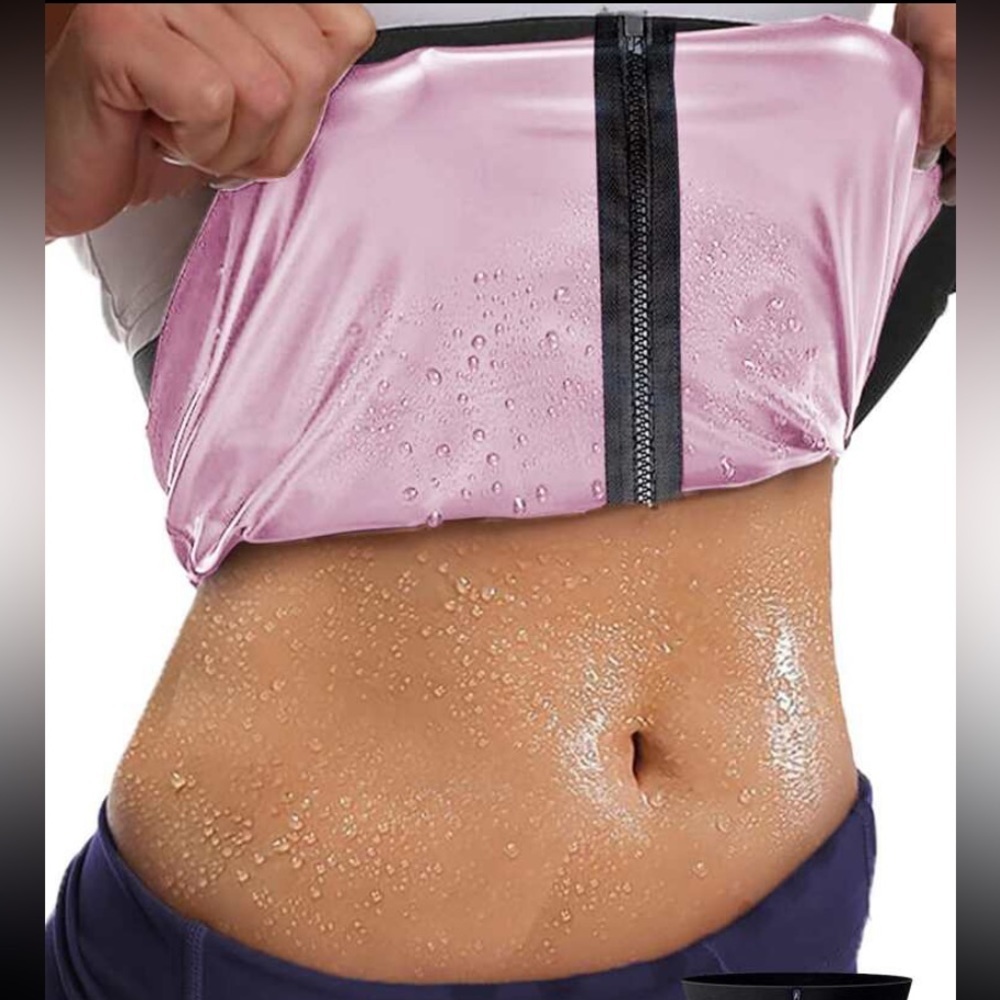 SHEIN PU Polyurethane Waist Sweat Belt Size Medium